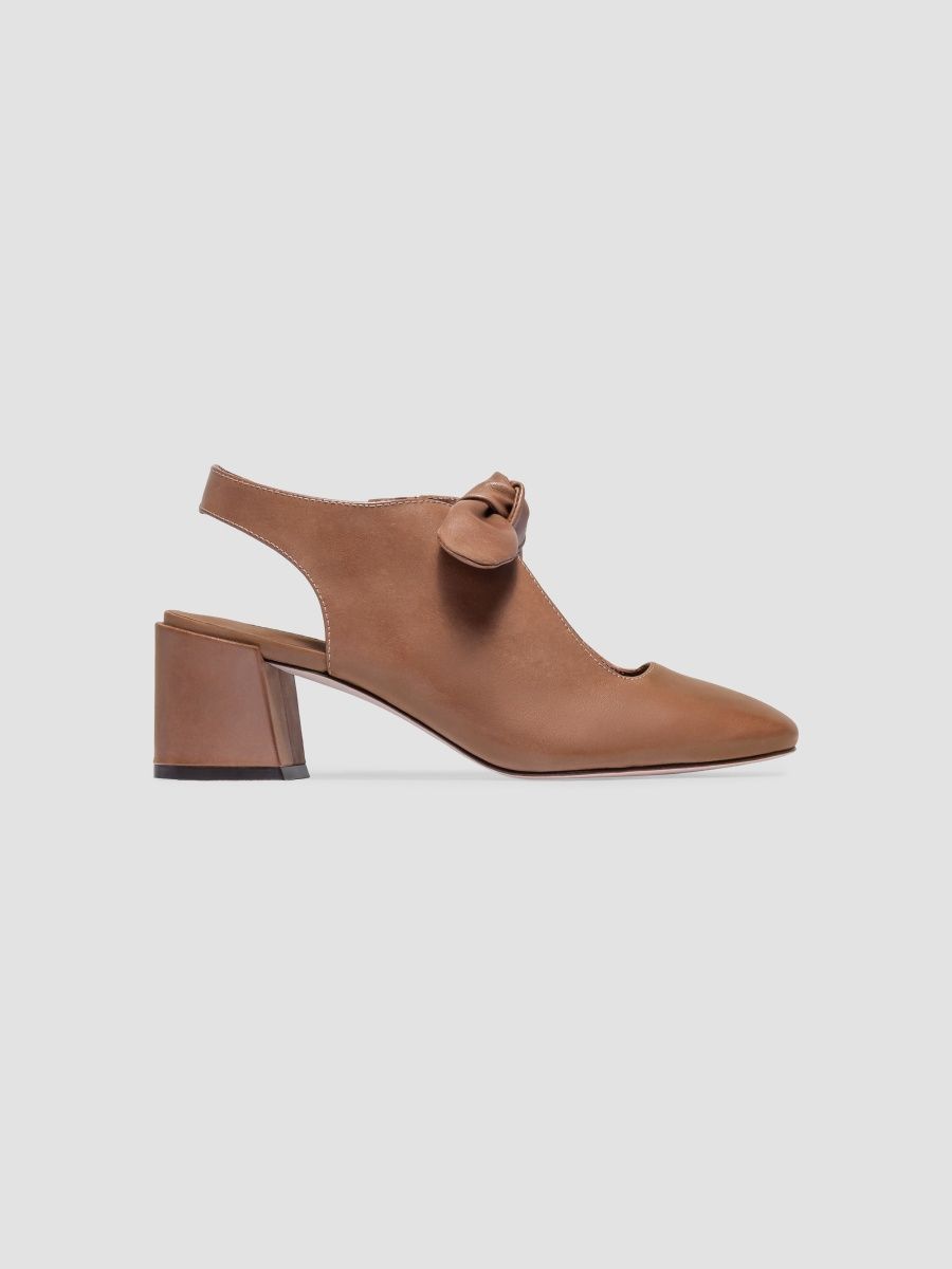 Bernardo Women's Angelina Bow Pumps - Almond - Size 7
