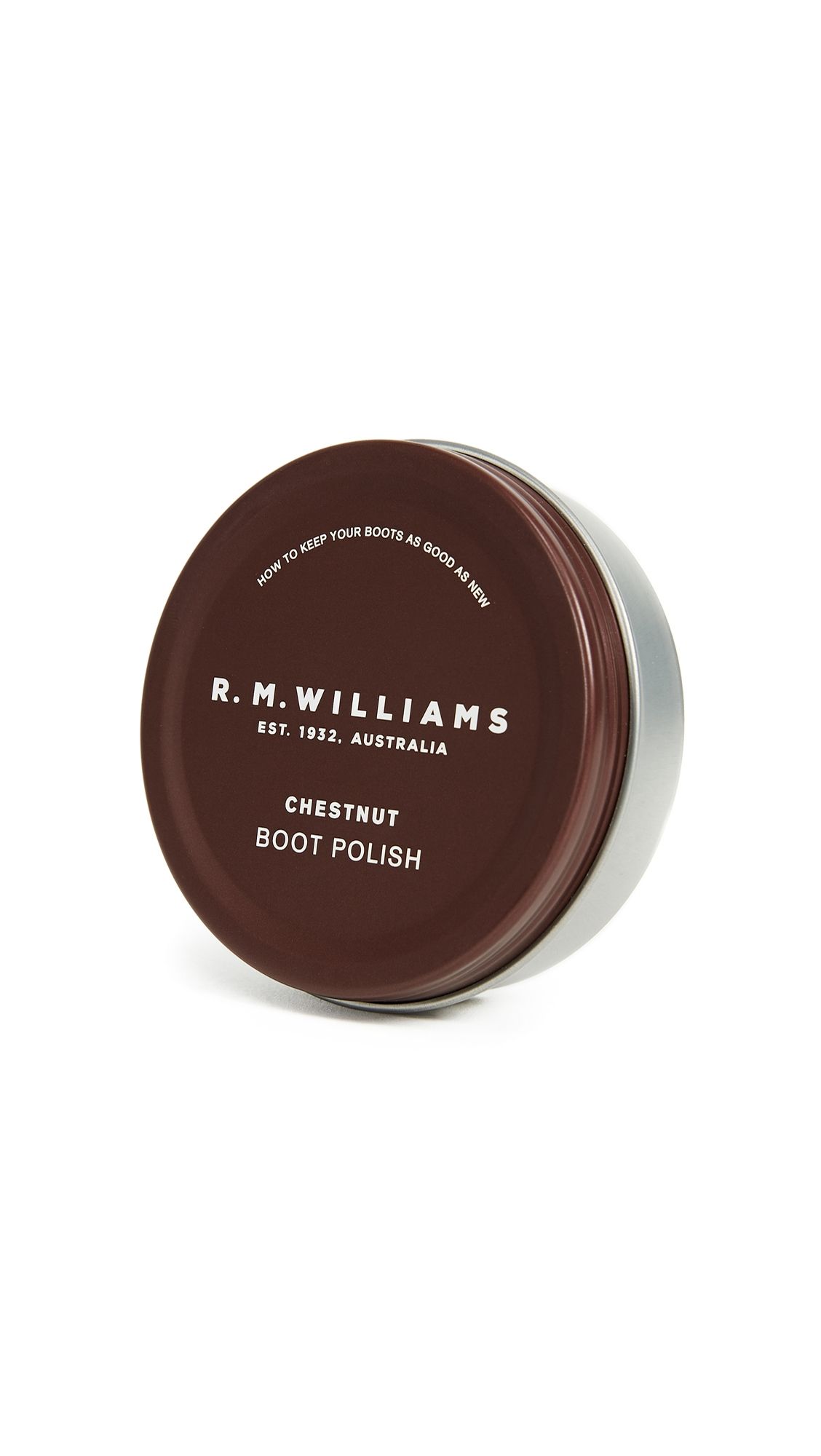 R. M. Williams Stockman's Boot Polish Chestnut One Size