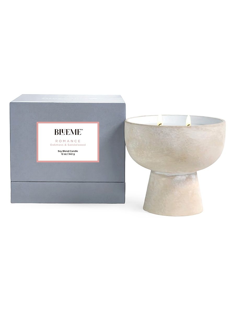 Romance Oakmoss & Sandalwood Ceramic Candle - Size Giant