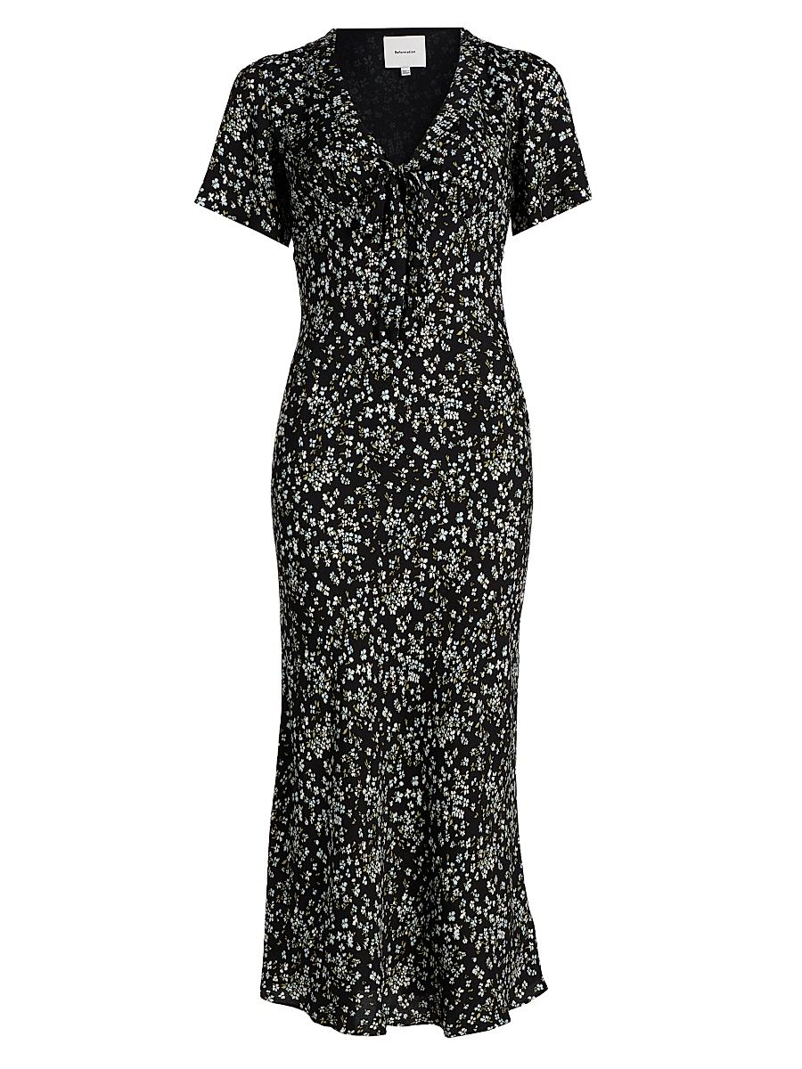 Women's Tyra Floral Crepe Midi-Dress - Colette - Size 10