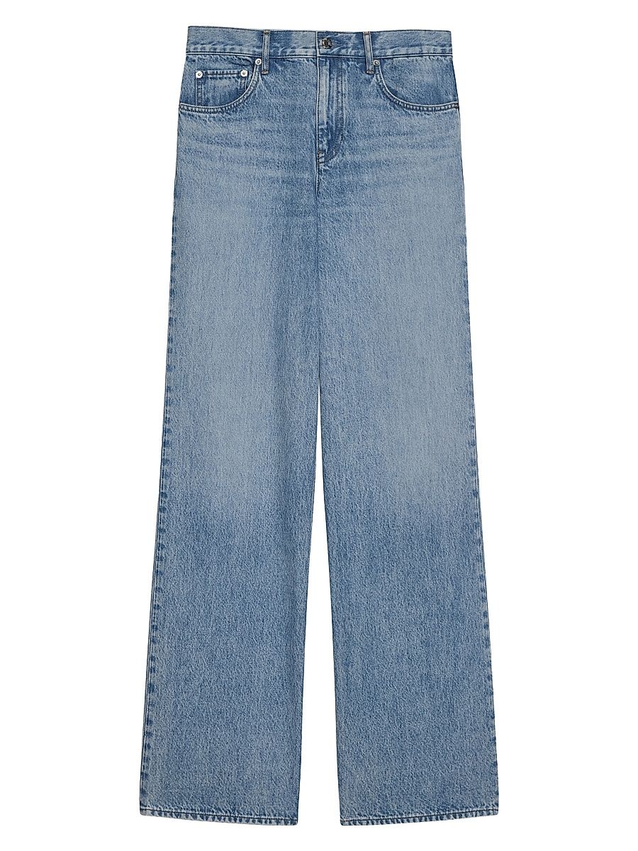 Women's Wardrobe Five-Pocket Jeans - Vintage Blue Wash - Size 30