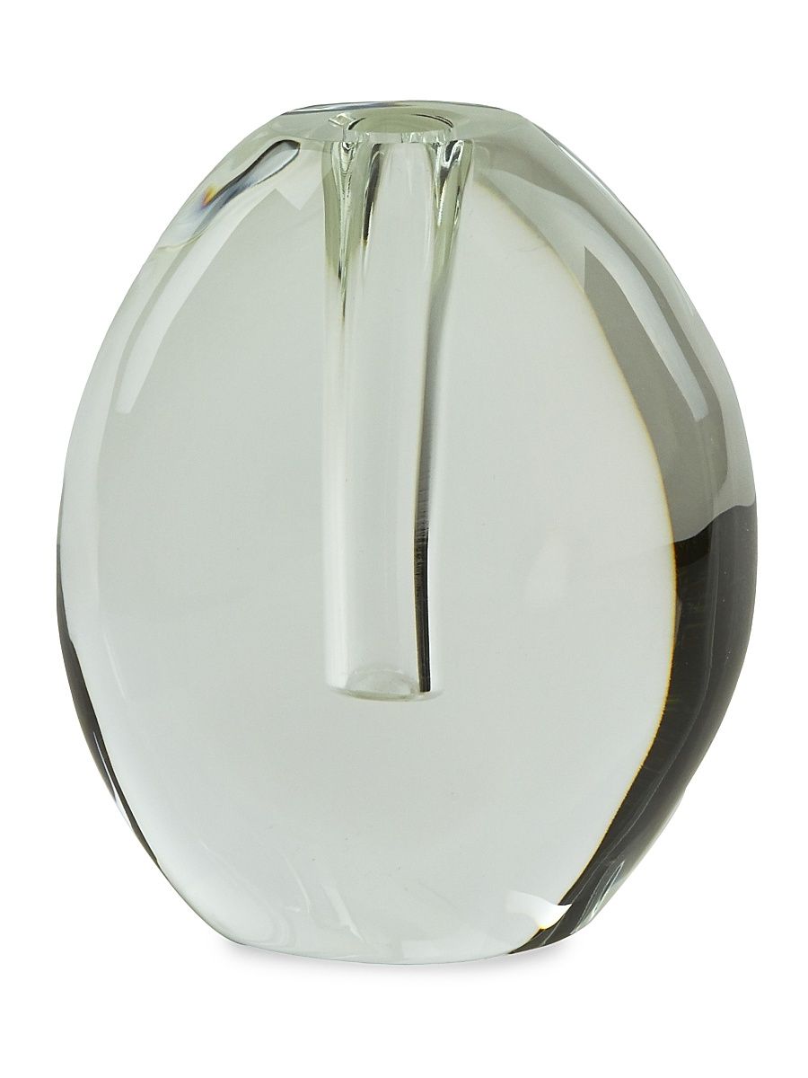 Clear Crystal Bubble Bud Vase - Clear