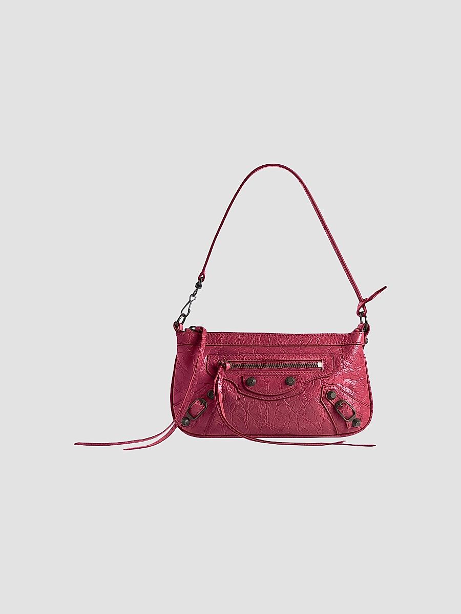 Balenciaga Women's Le City Pouch Crossbody Bag - Framboise
