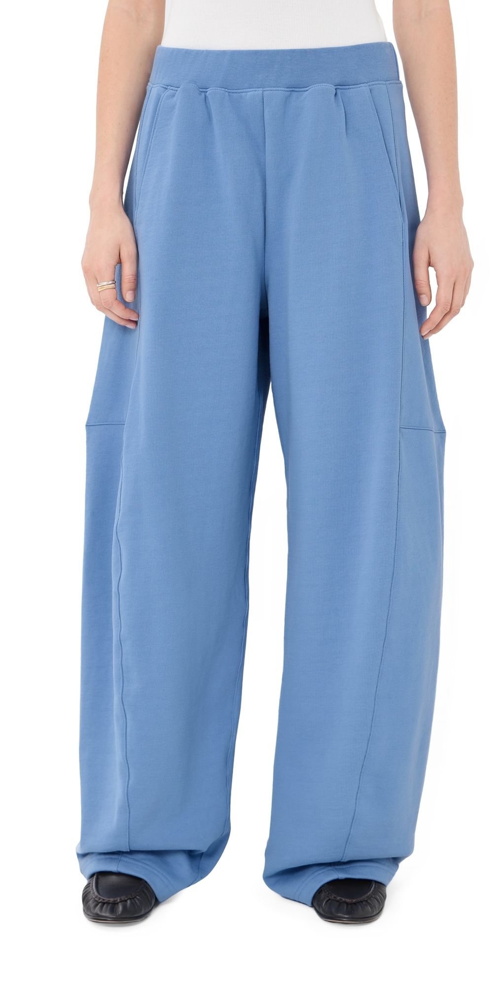 Tibi Sweatshirt Winslow Pull On Pants Light Blue XS