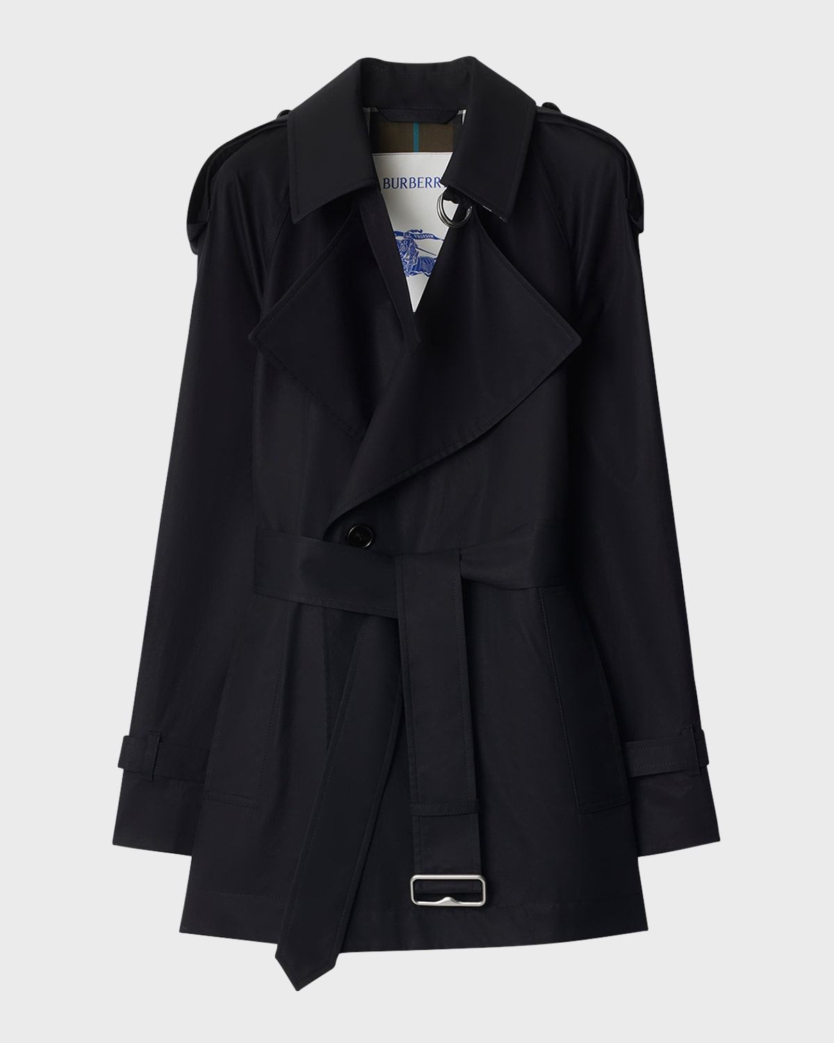 Belted Double-Breasted Trench Jacket
