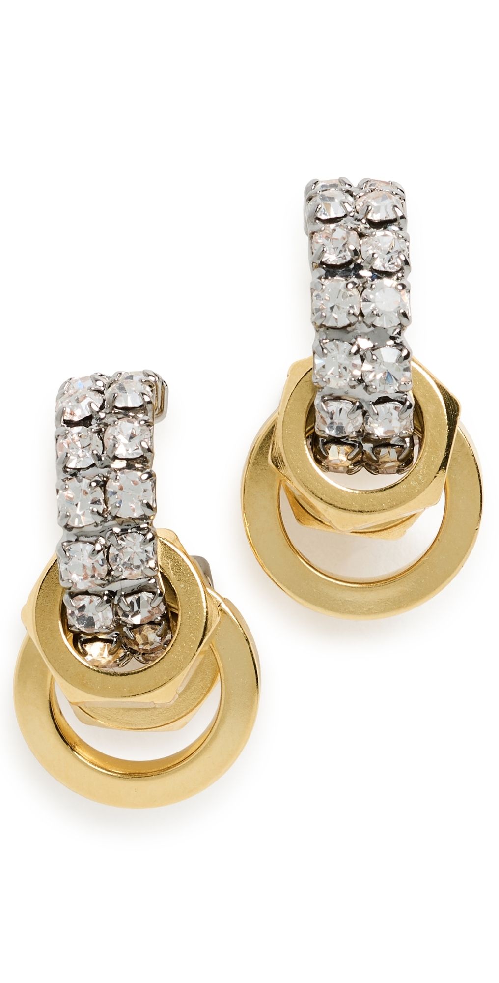 Elizabeth Cole Bree Earrings Crystal One Size