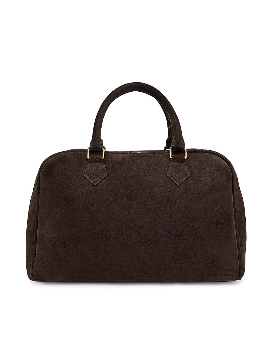 Women's Jaclyn Suede Top Handle Bag - Espresso
