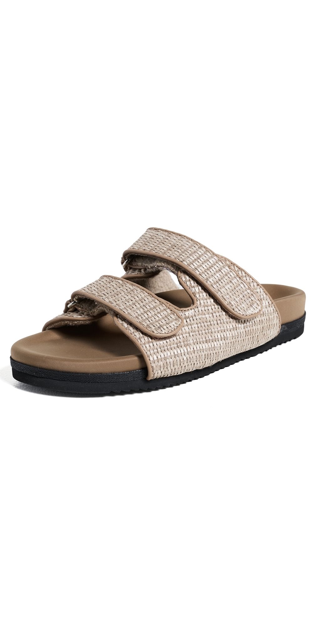 ROAM The Double Slider Sandals Natural 6