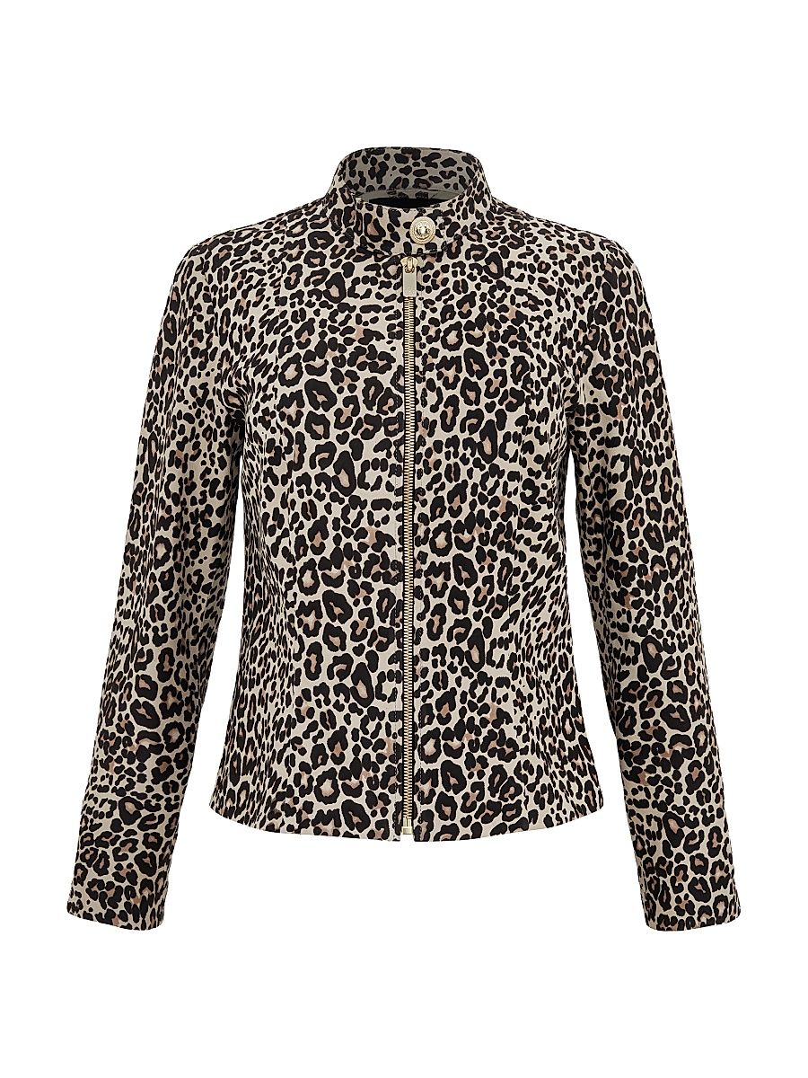 Women's Select Metis Suede Zip Jacket - Leopard - Size Small