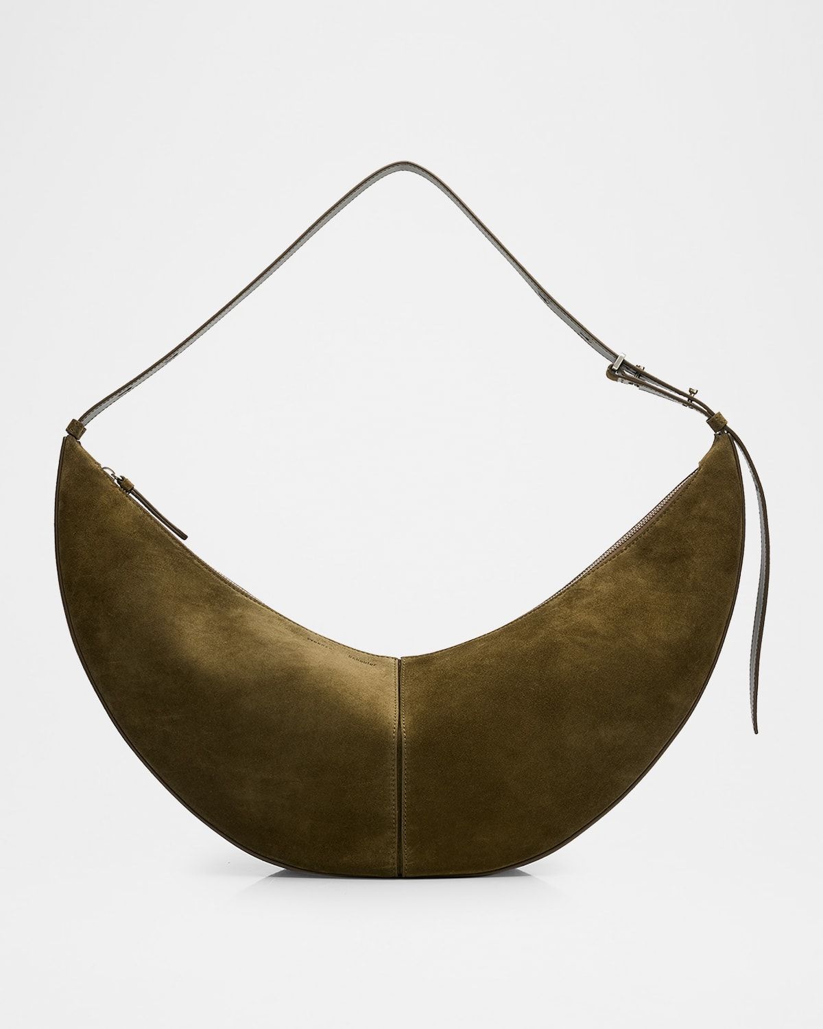 Slide Suede Hobo Bag