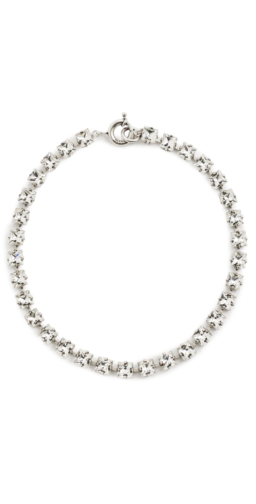 Isabel Marant Choker Necklace Transparent/Silver One Size