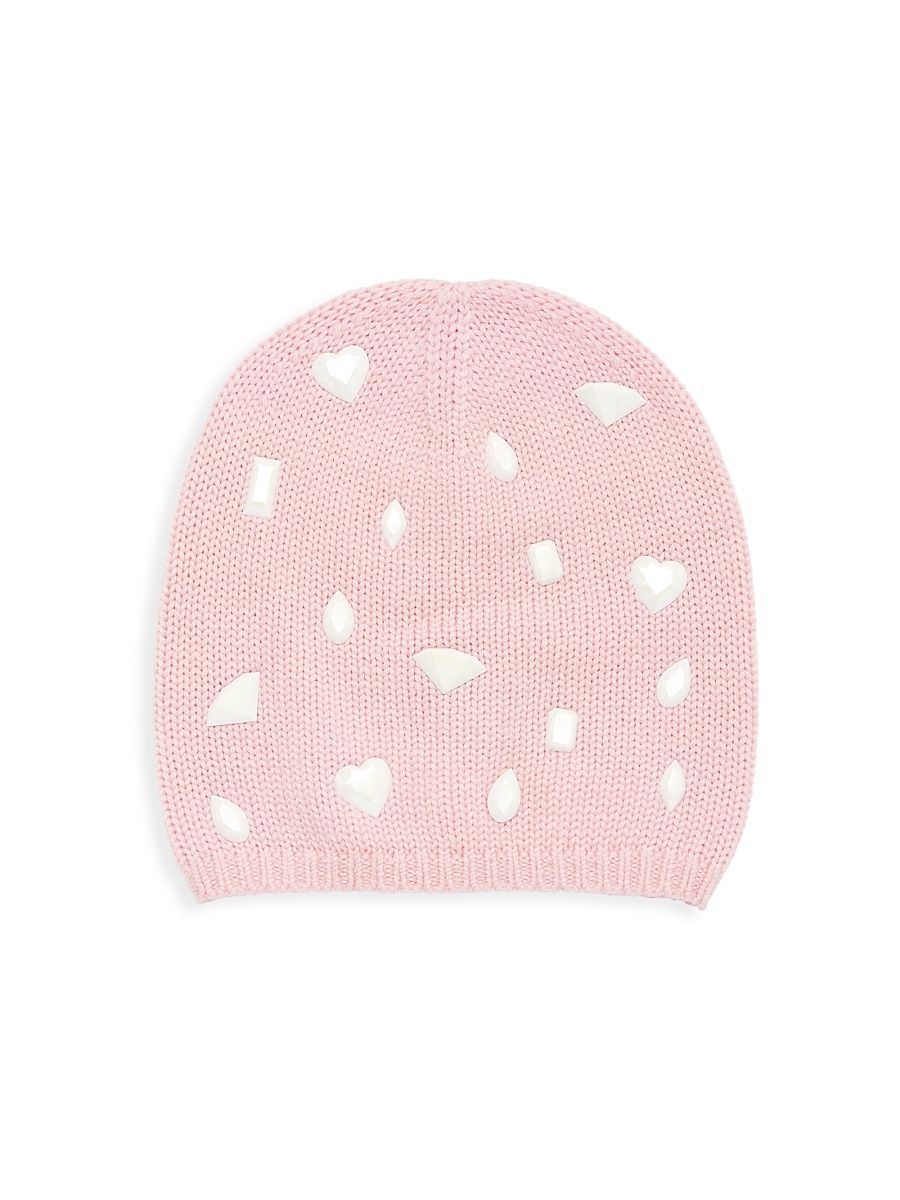 Girl's Carolyn Rowan x Stephanie Gottlieb Merino Wool Beanie - Light Pink