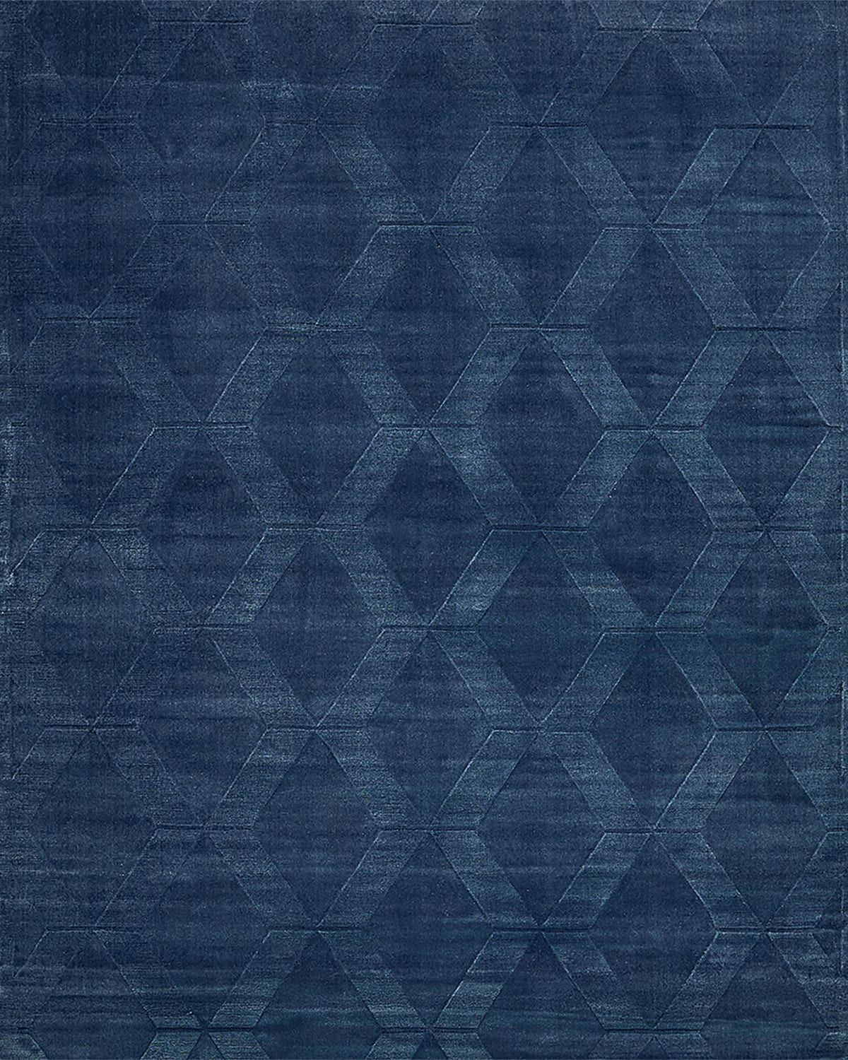 Brunello Hand-Loomed Navy Rug
