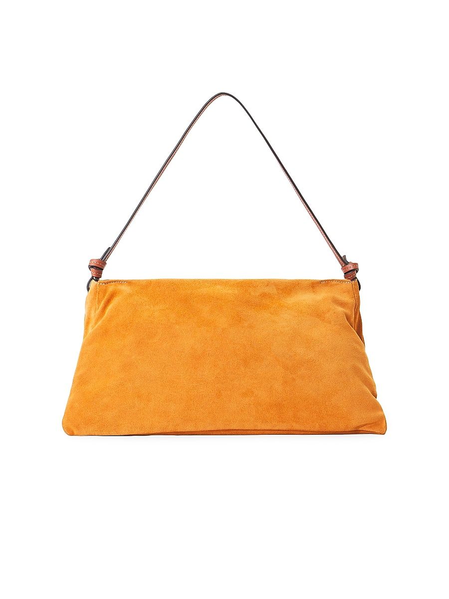 Women's Vivi Suede Shoulder Bag - Tan