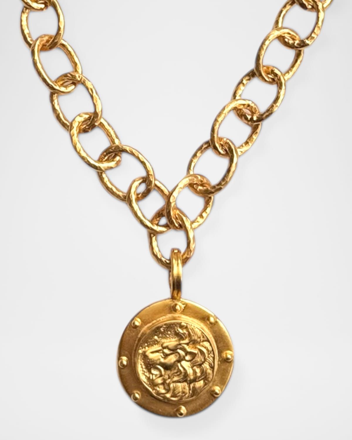 Leo Sundial Enhancer on Luxe Chain Necklace