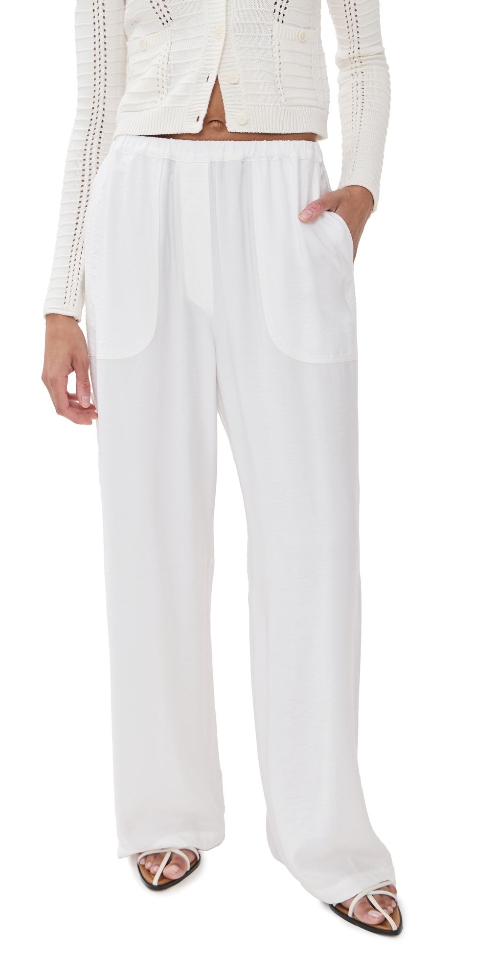 Sablyn Lenon Utility Pull On Pants White XS