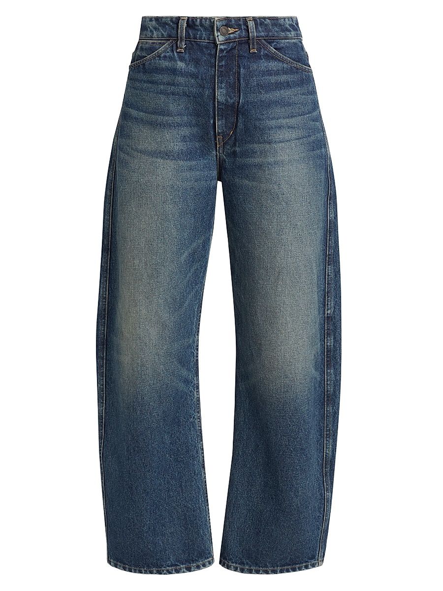 Women's Otis Curved-Leg Jeans - Simon Wash - Size 25