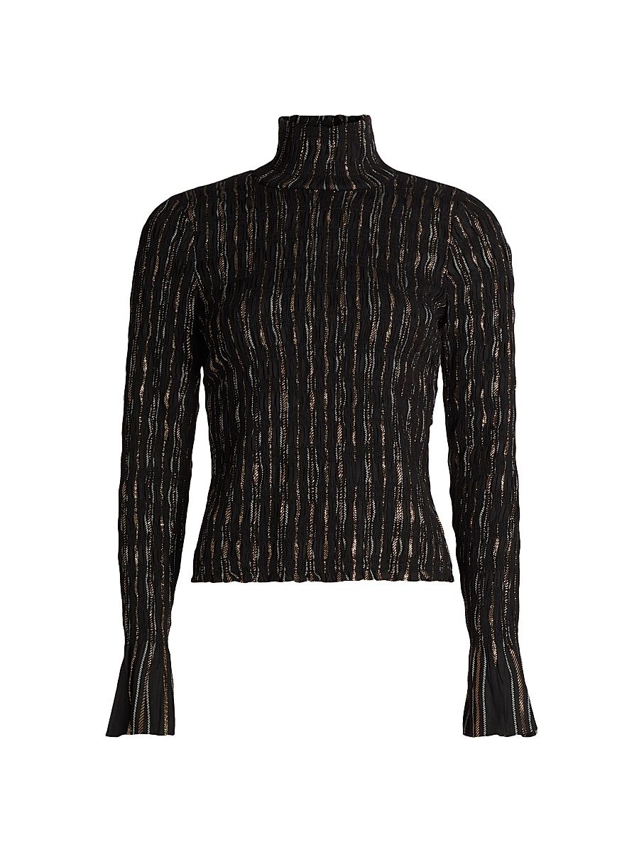 Women's Cooper Metallic Top - Black Bronze - Size Large