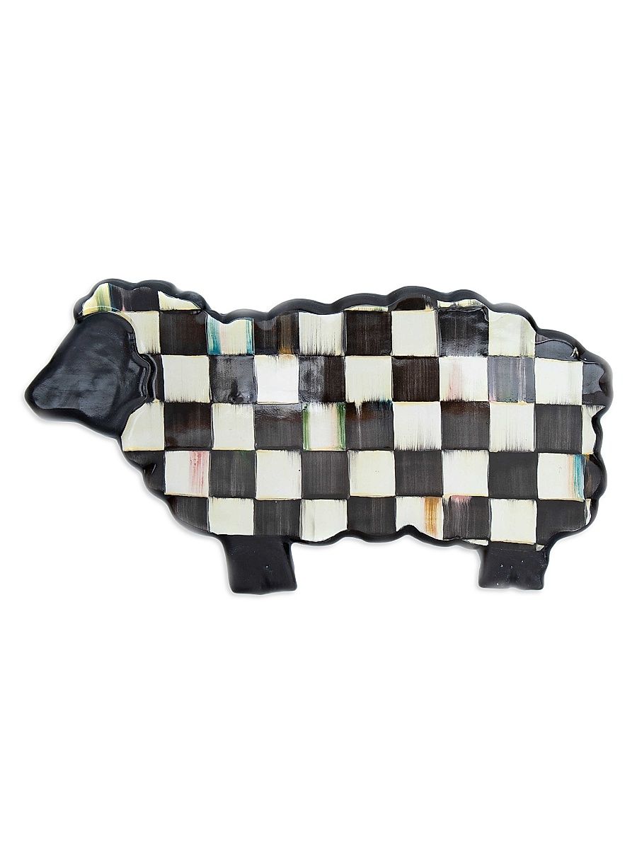 Courtly Check Sheep Serving Board