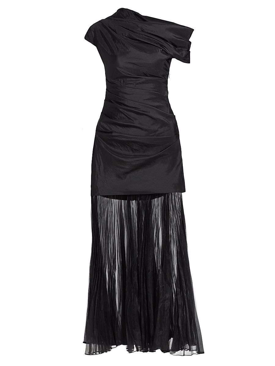 Women's Ammalie Combo Midi-Dress - Black - Size 6