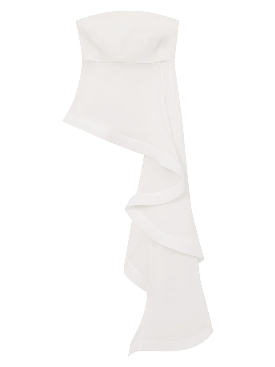 Women's Rhianna Drape Corset Top - Ivory - Size 10