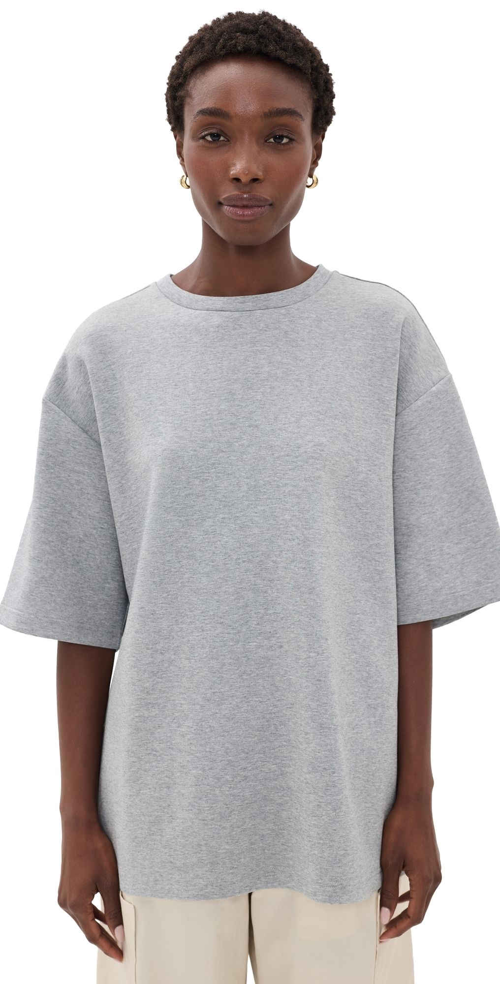 The Garment Bow Tee Grey One Size
