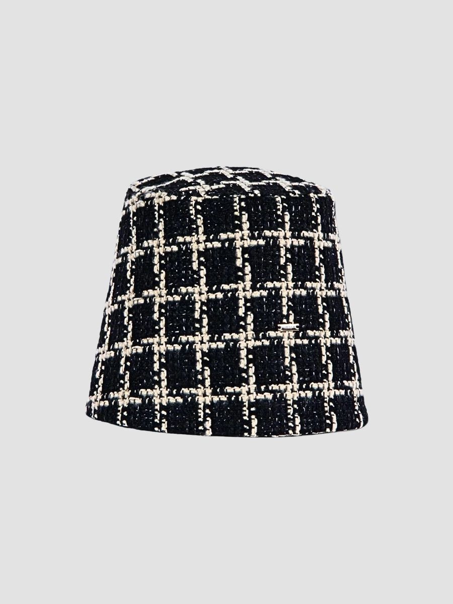 Eugenia Kim Women's Ella Tweed Bucket Hat - Black Beige