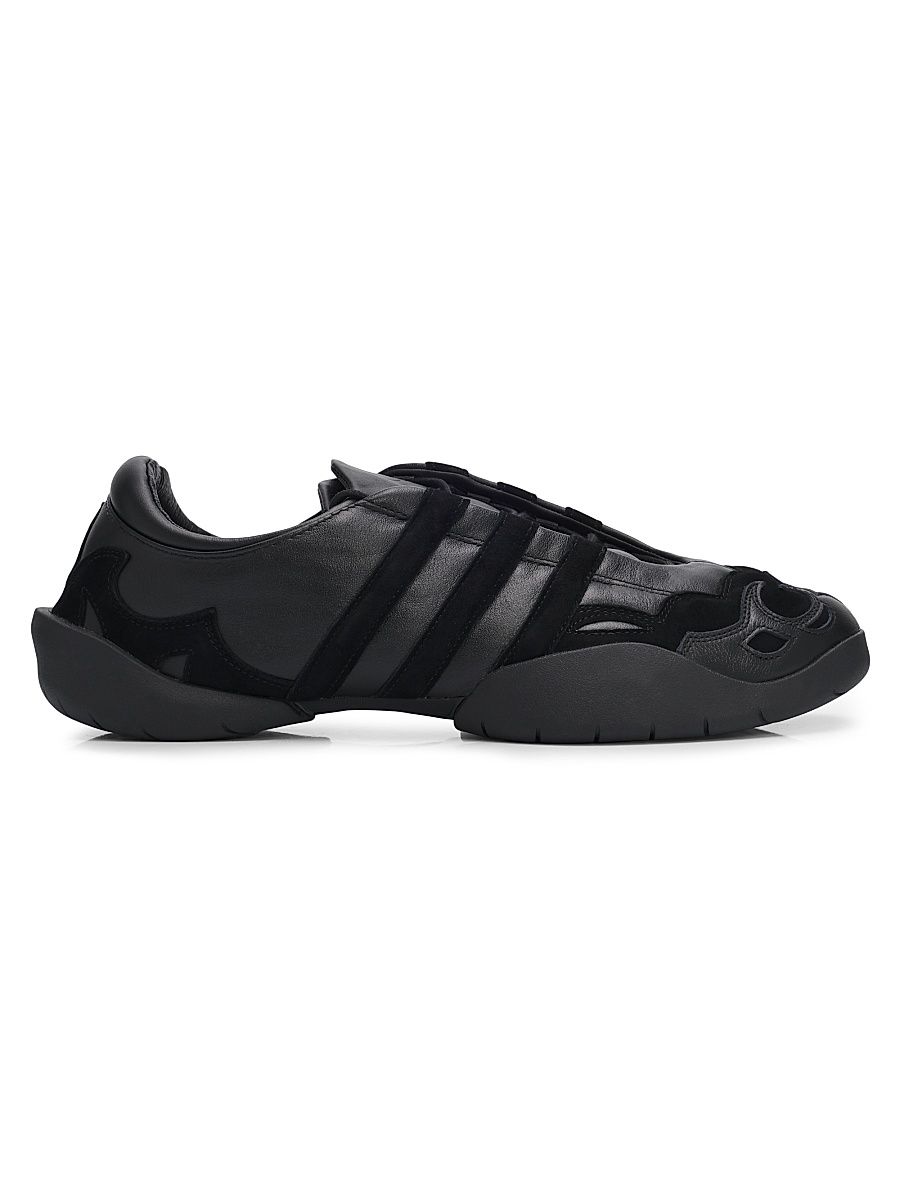 Men's Y-3 Regu Low-Top Sneakers - Black - Size 9.5
