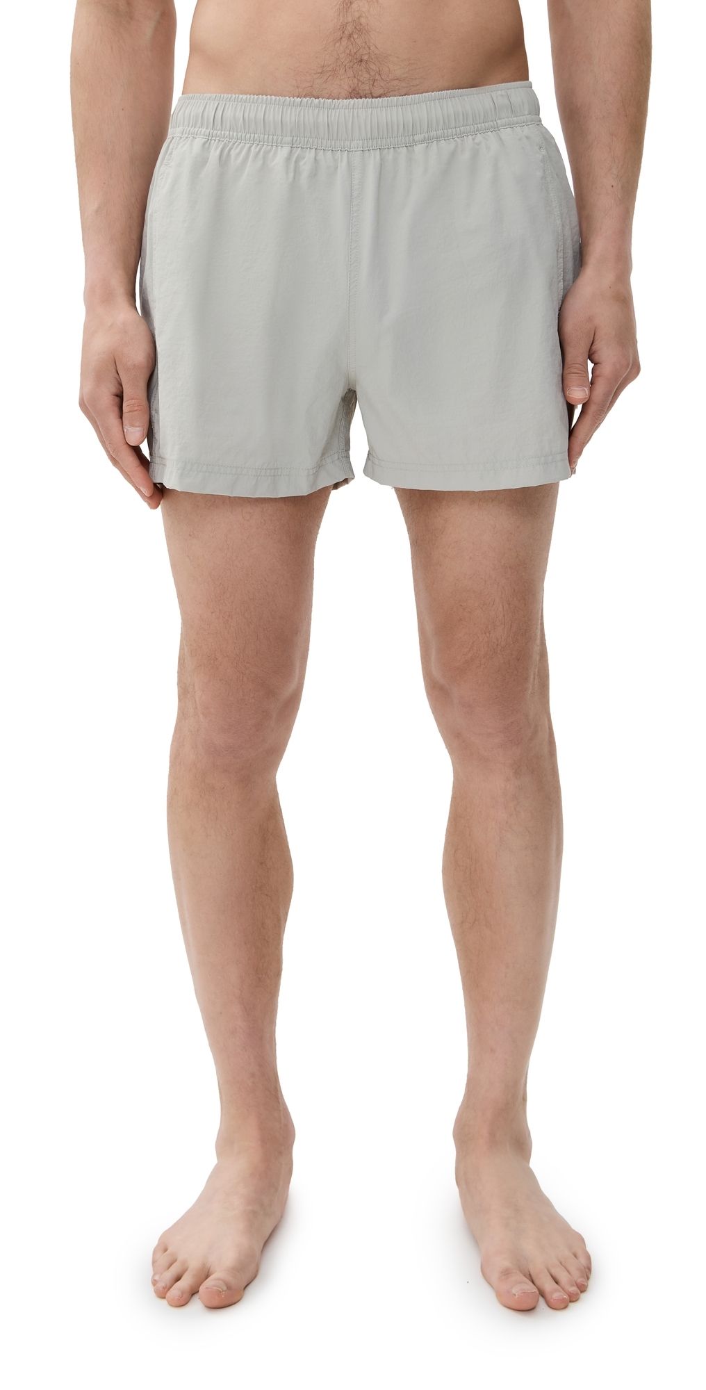 AUTO-REPLY Solid Sebastian Swim Trunks 4 Fog XL