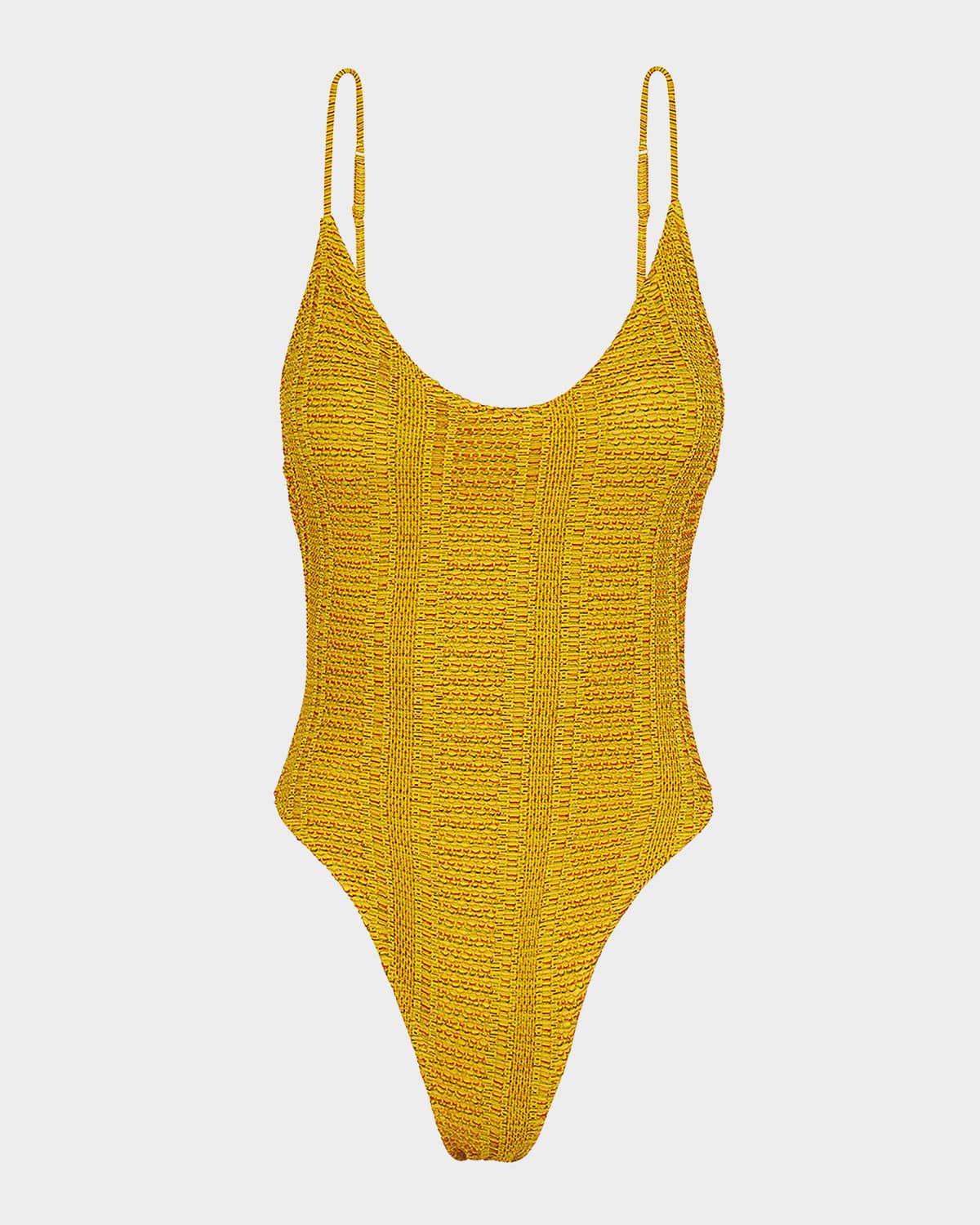 Solid Bailey Brazilian One-Piece Swimsuit