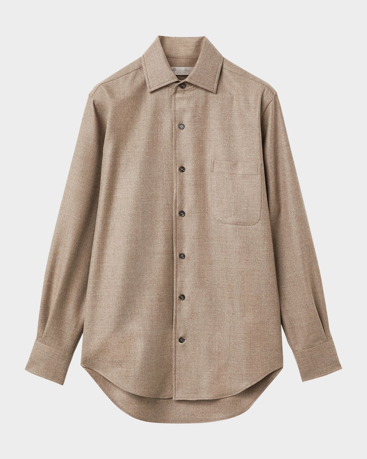Andre Wool Button-Down Shirt