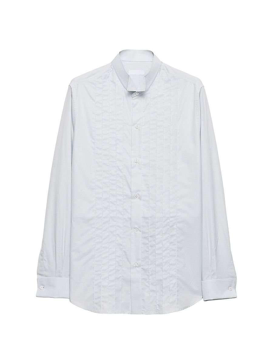 Men's Cotton Shirt - White - Size Large