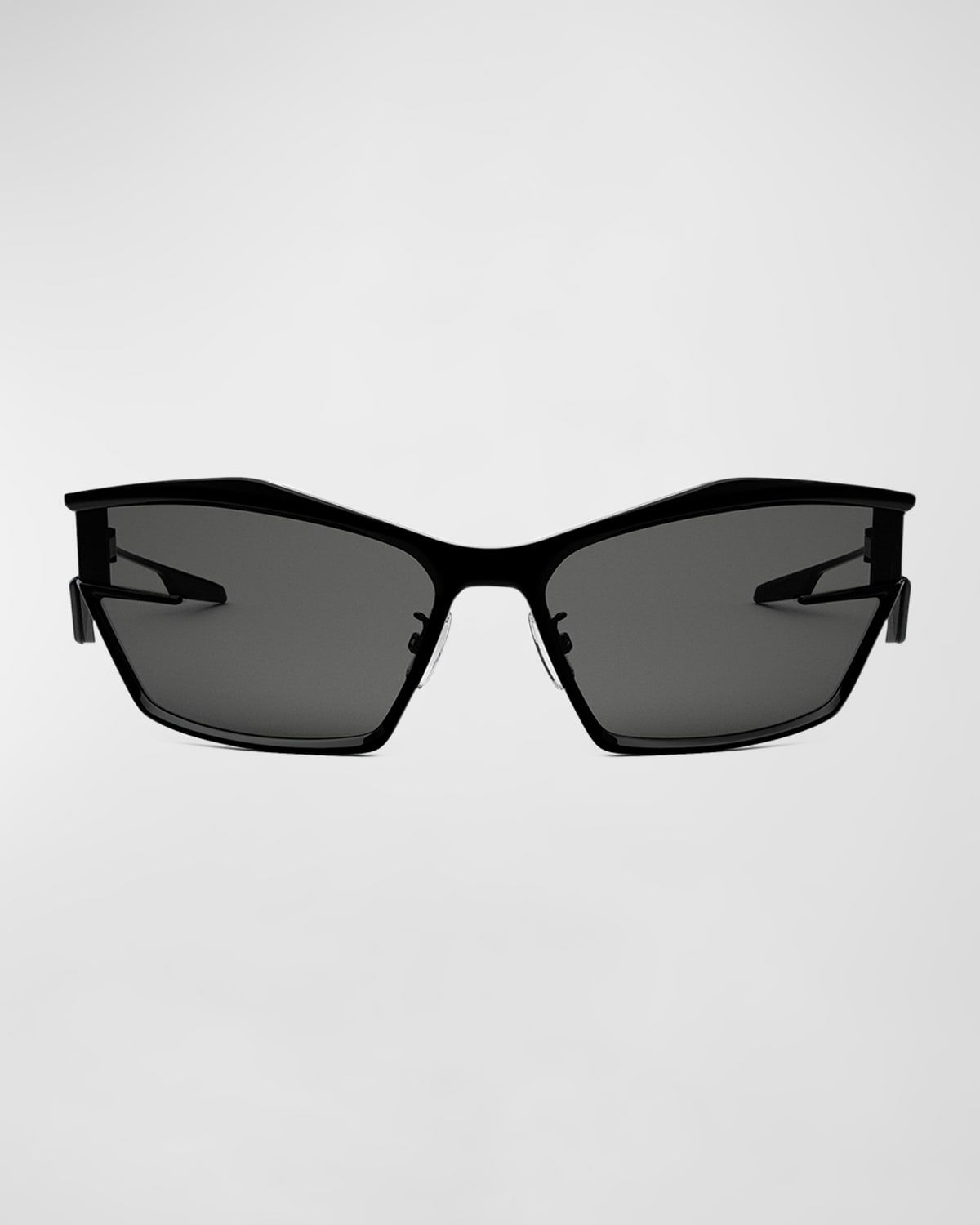 GivCut Mixed-Media Shield Sunglasses