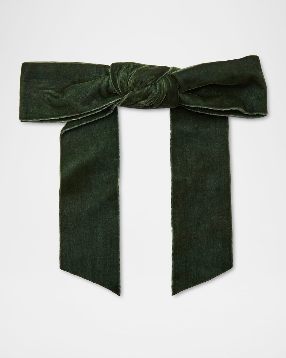 Shirley Velvet Bow Barrette