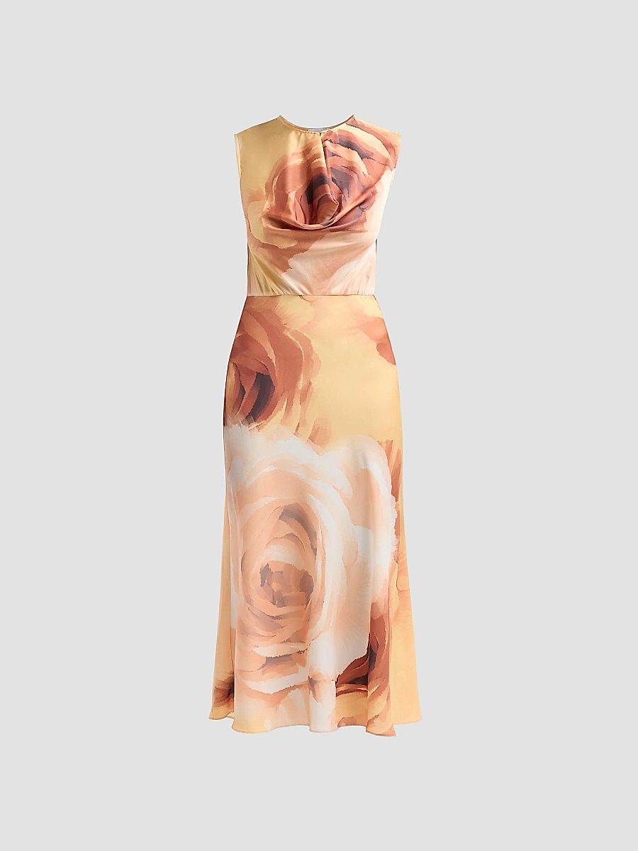 Women's Maha Desert Rose Midi Dress - Desert Rose - Size XL
