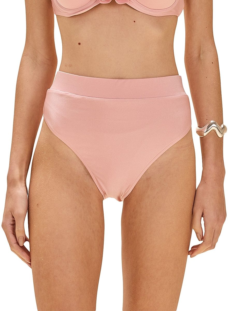 Women's Lagoa High-Rise Bikini Bottom - Pink - Size XS