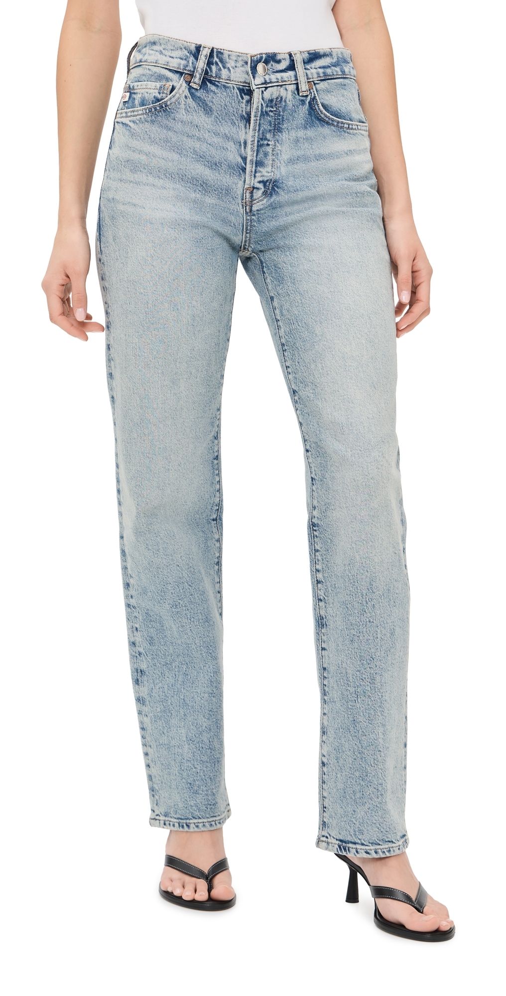 AG Sydney Straight Jeans 17 Years Forlorn 24