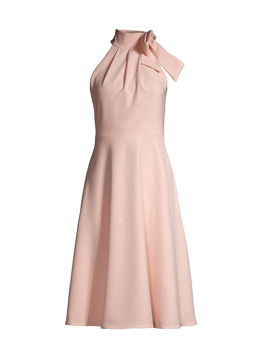 Women's Audrey Tie-Collar Dress - Sweet Blush - Size 14