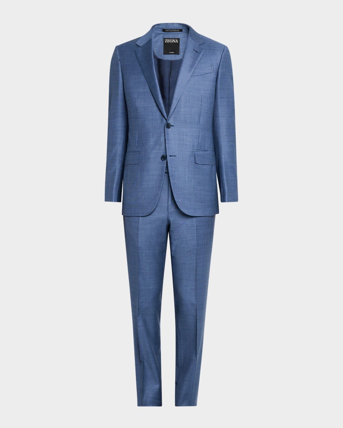 Men & apos;s Nailhead Trofeo Wool Suit