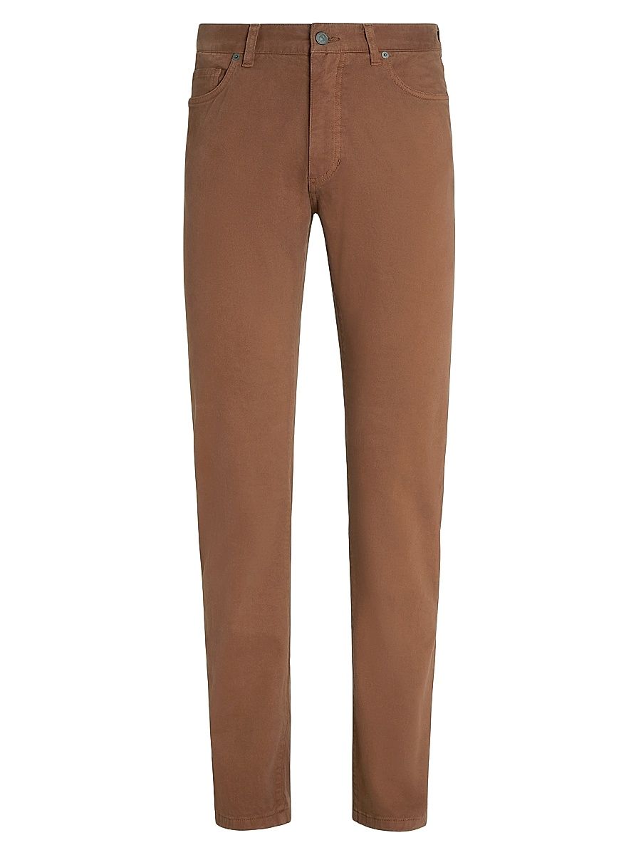 Men's Stretch Gabardine Pants - Light Brown - Size 40