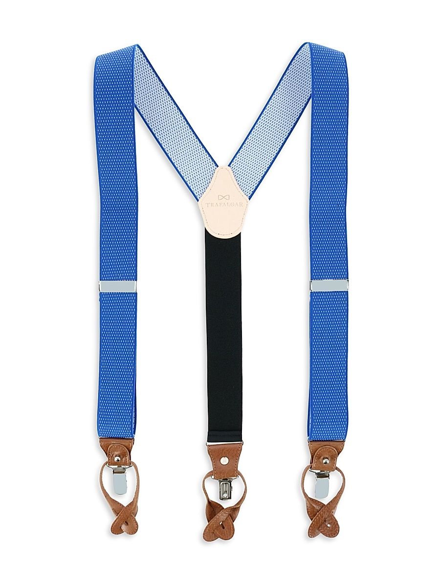 Men's Napier Convertible Suspenders - Blue