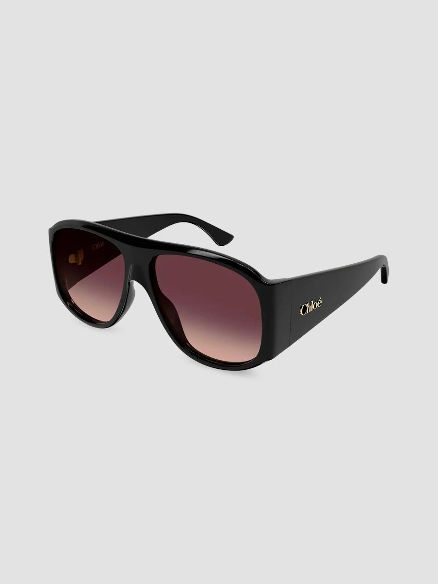 Women's 60MM Geometric Sunglasses - Black