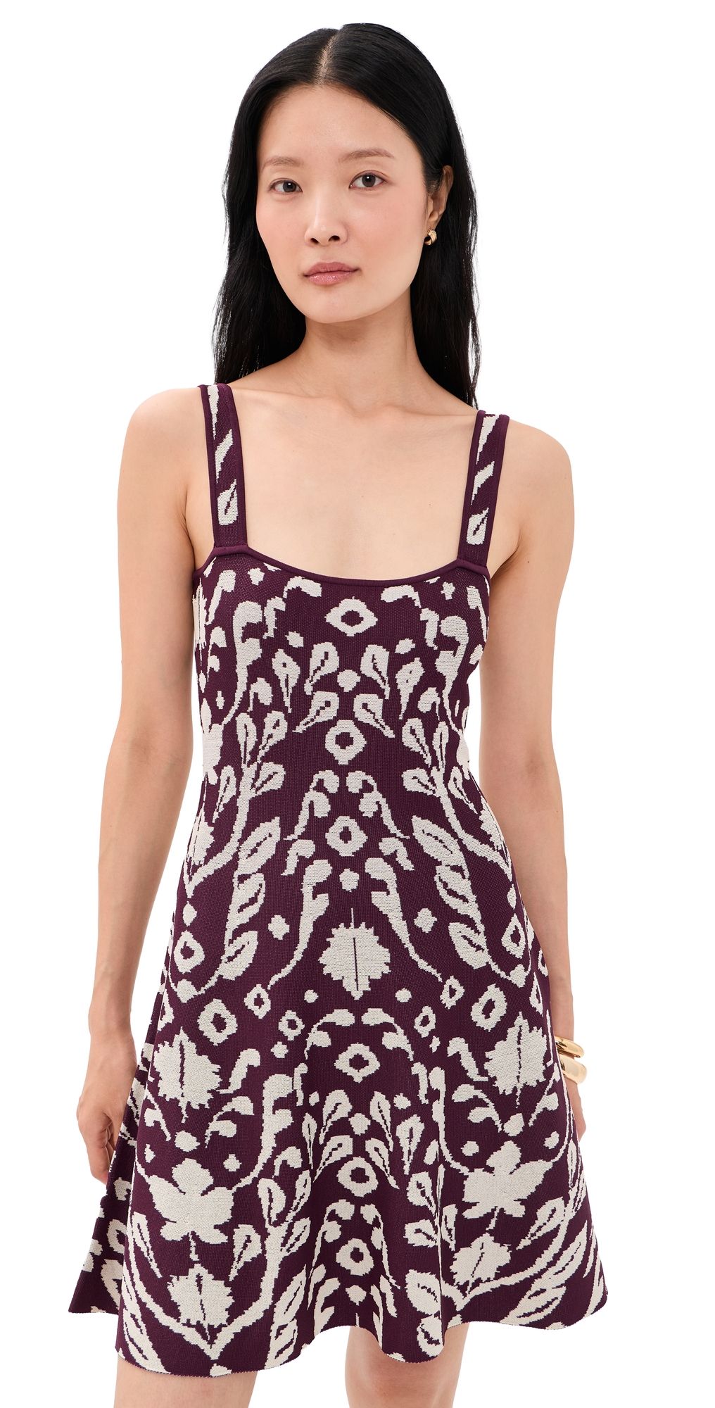 MISA Elodie Dress Mirrored Botanicals M