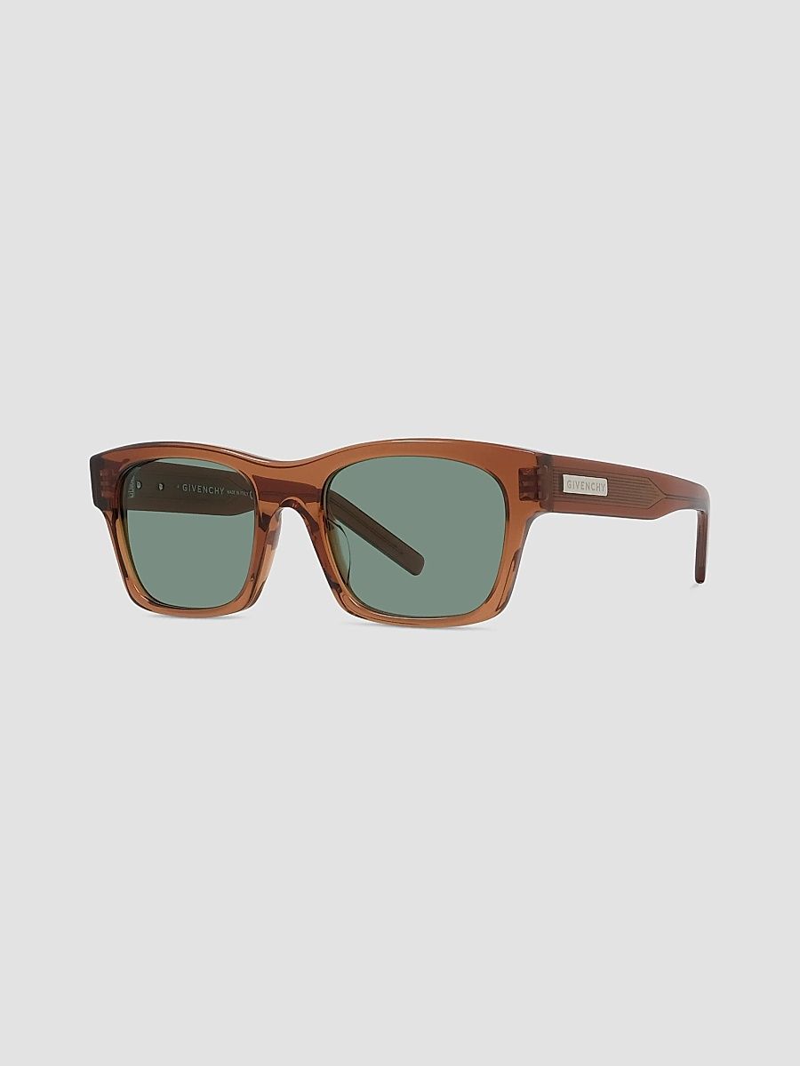 Men's Day 55MM Rectangular Sunglasses - Red Green