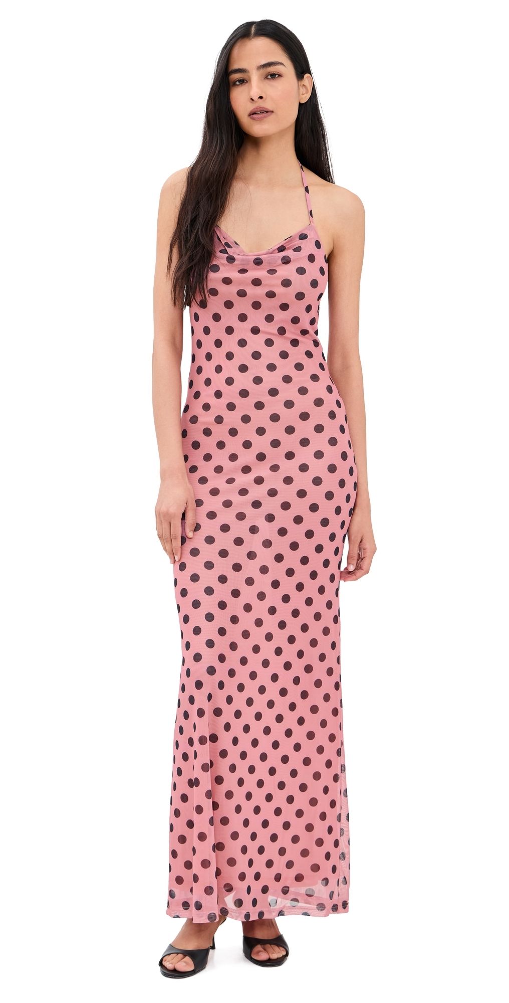 Madison the Label Polina Maxi Dress Pink L