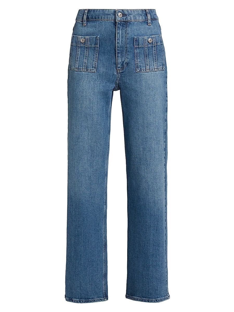 Women's Anessa High-Rise Wide-Leg Jeans - Pauley - Size 30