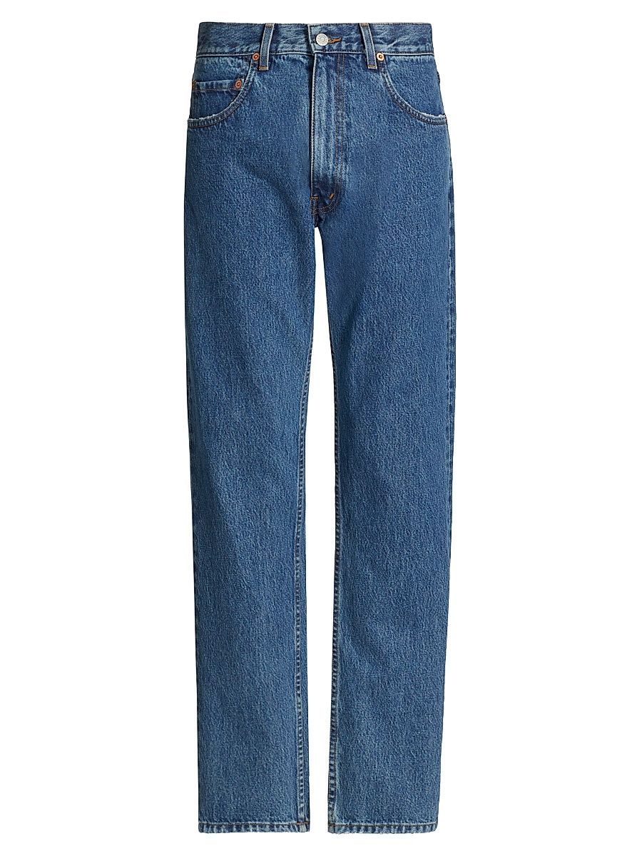 Women's The Mel High-Rise Straight-Leg Jeans - Stone Blue - Size 27