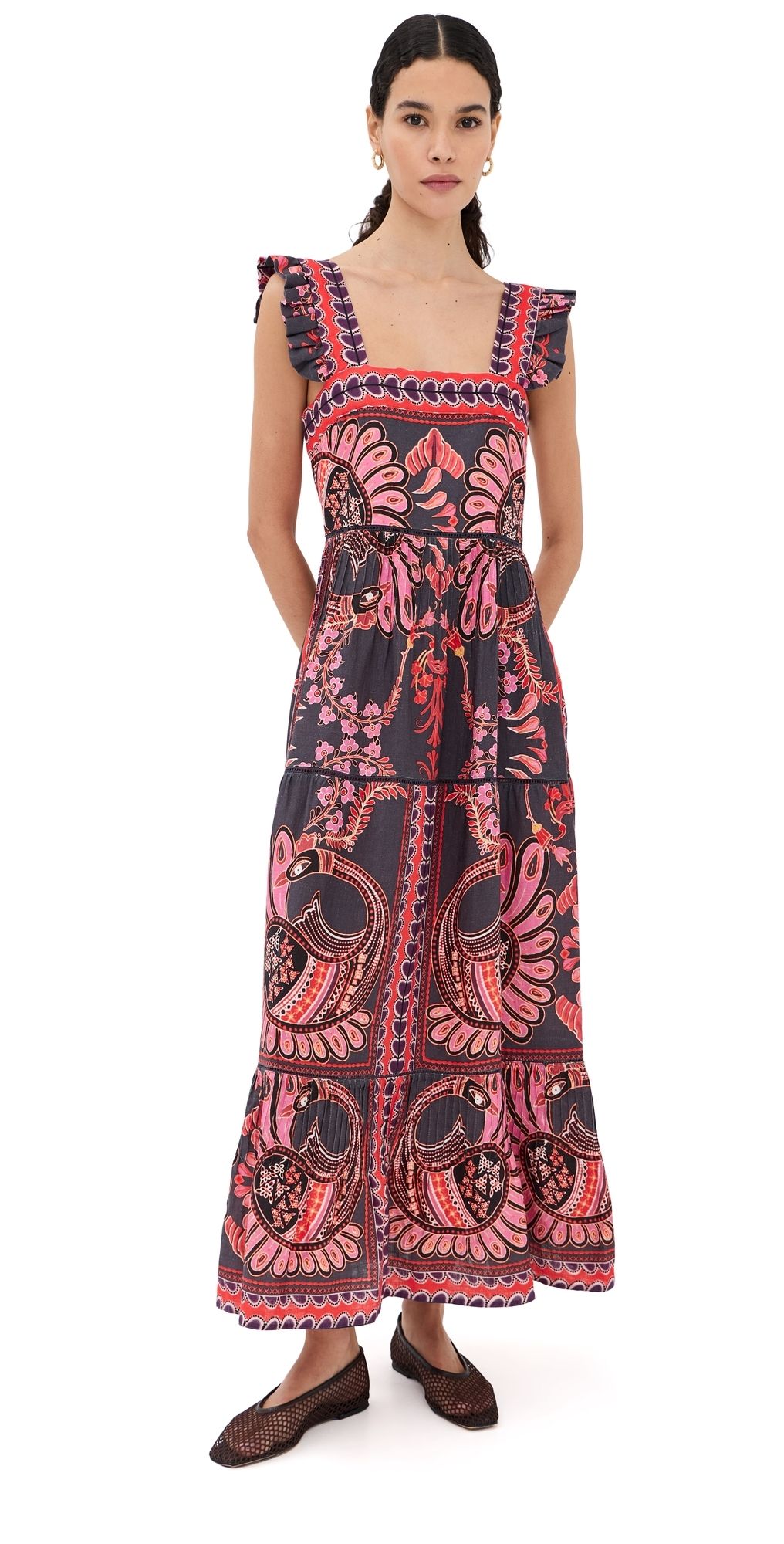Lug Von Siga Sybill Dress Black Pink Multicolor 38