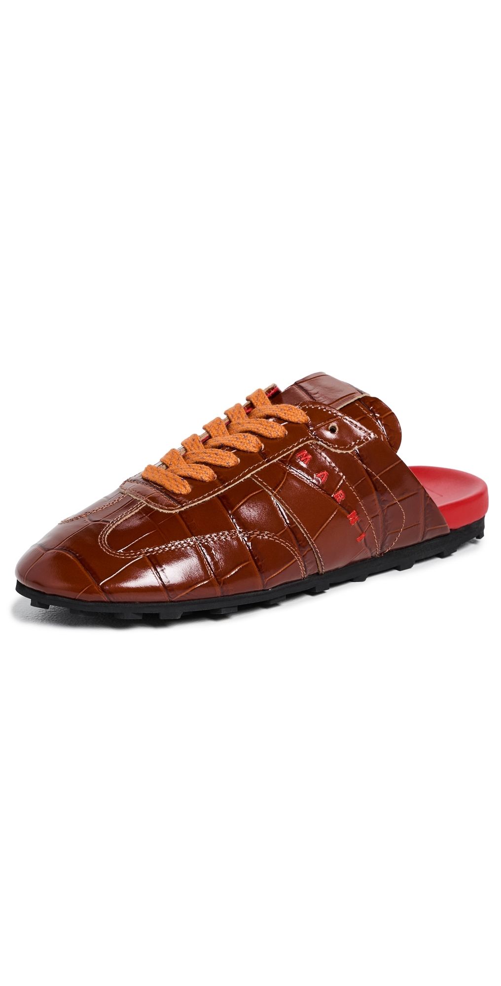 Marni Leather Sneakers Peat 39