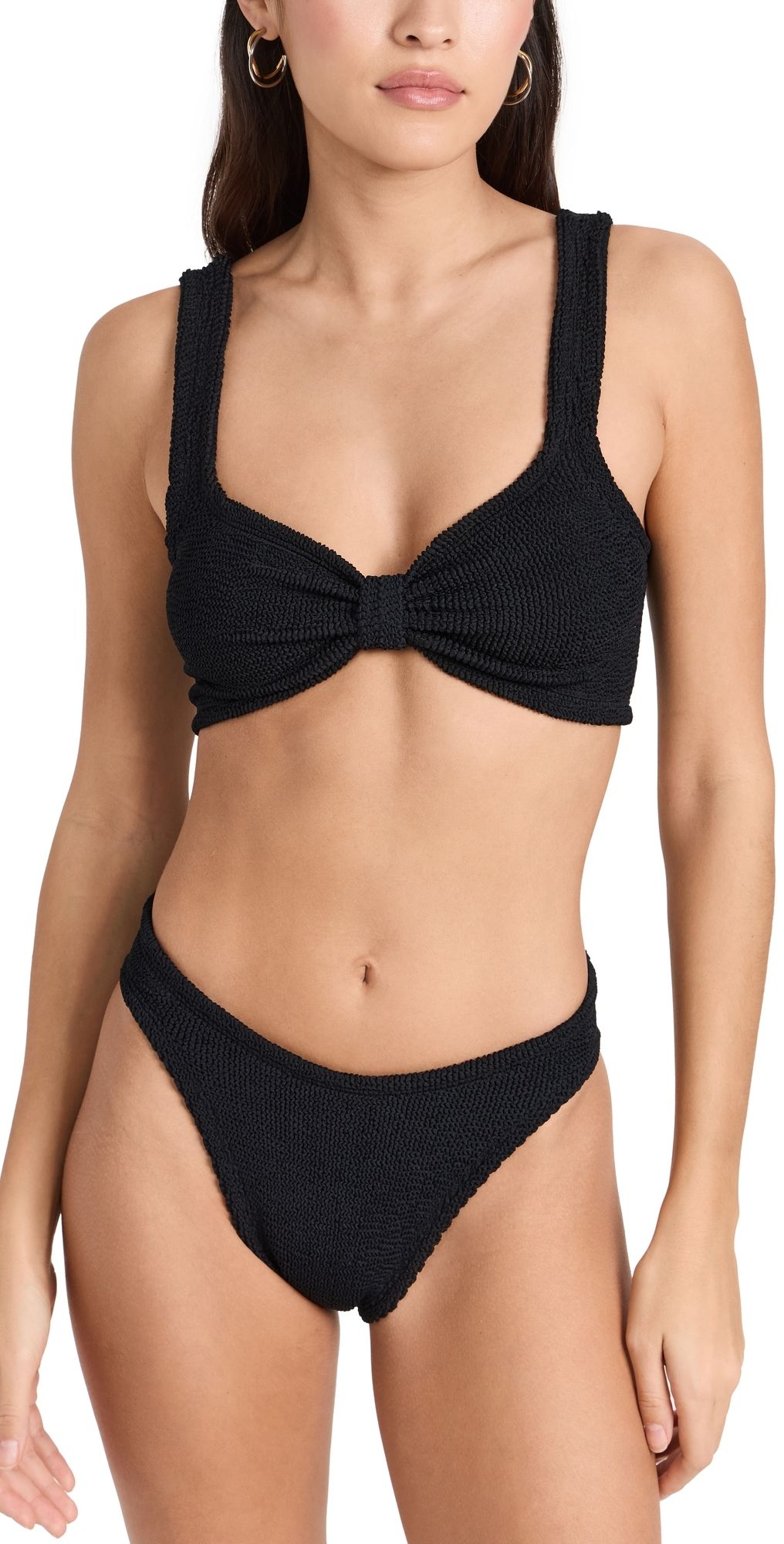 Hunza G Bonnie Bikini Black One Size